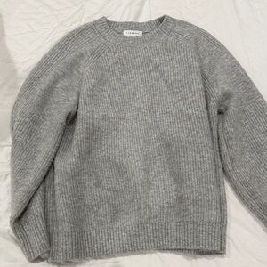 Topshop grey crewneck sweater